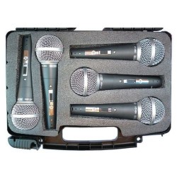 Kit De Microfones Ht-48 Vocal (5 Peças) Com Chave - Csr